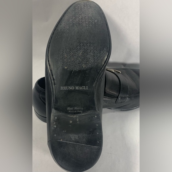 Bruno Magli Rissone Nappa Loafers Black sz 8.5M - Picture 8 of 10